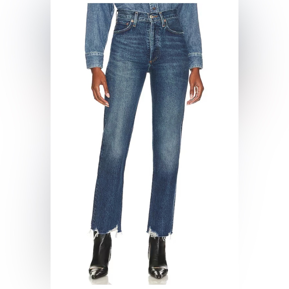 New Agolde 90s pinch waist swindle denim jeans size 25